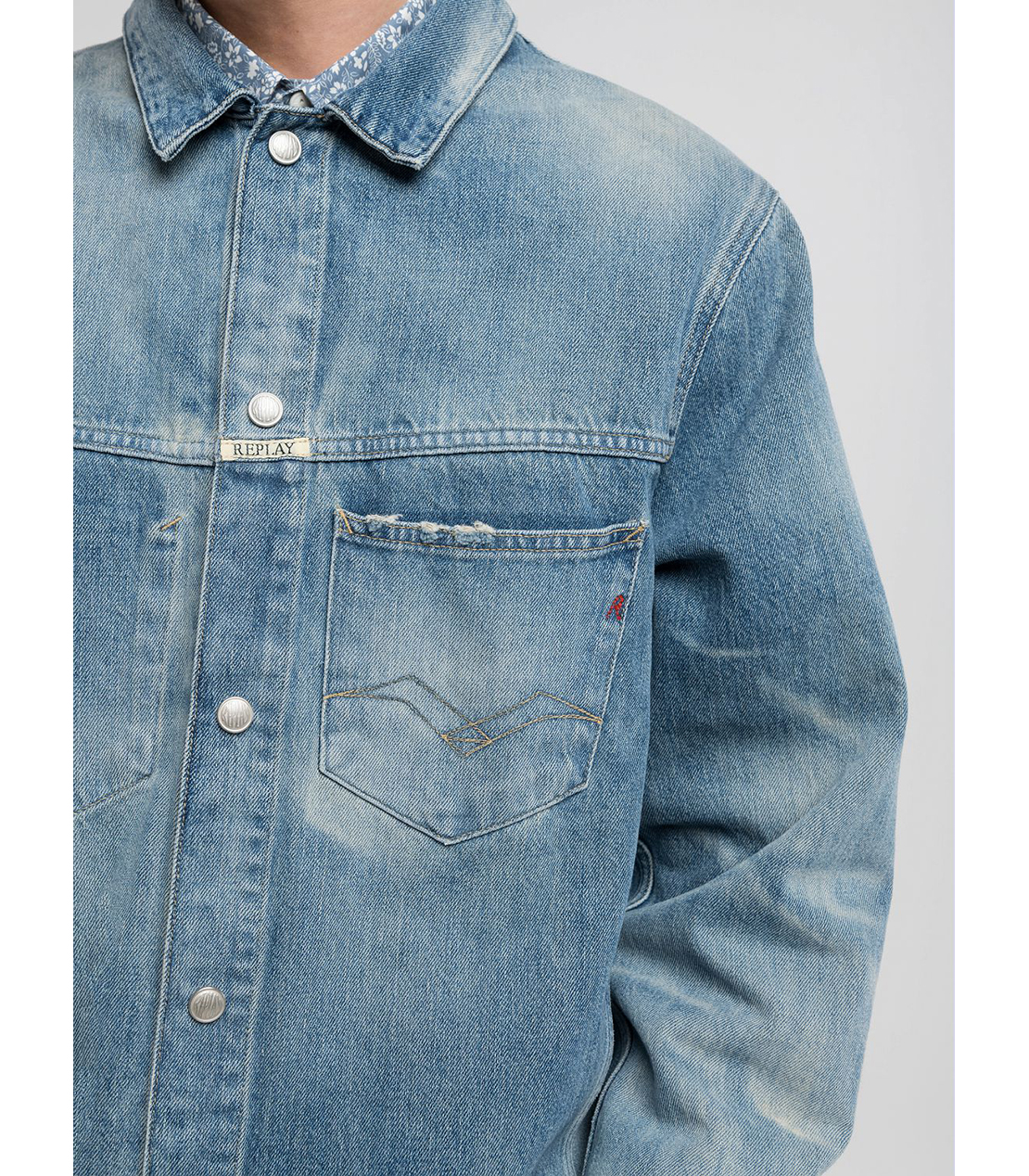 9Z1 ECO PLUS リサイクルデニムジャケット 詳細画像 ブルー 6